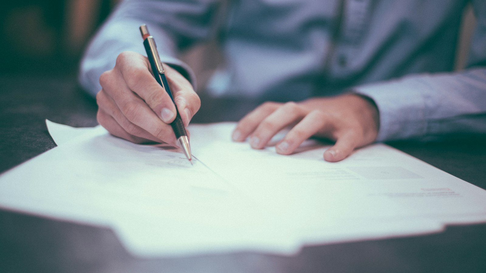 Signing a document